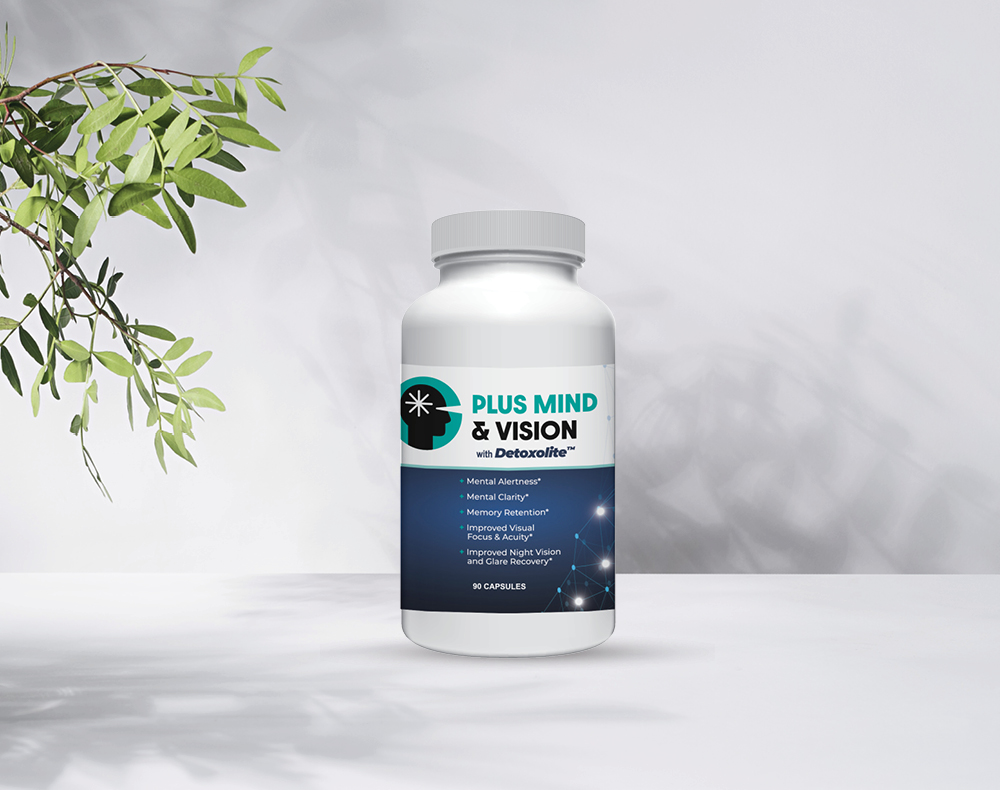 Plus Mind and Vision single bottle.